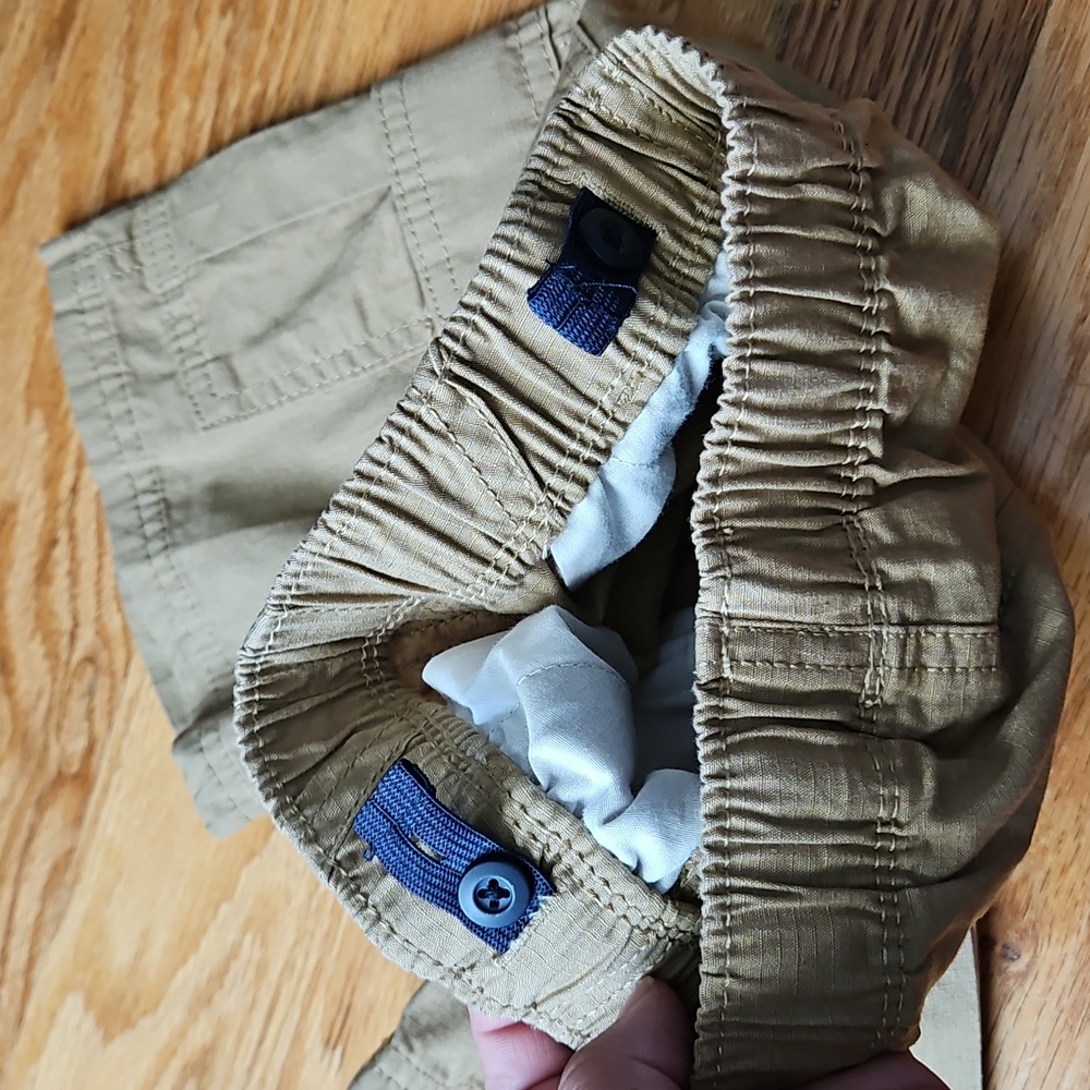 The Children's Place Tan Cargo Shorts Elastic Waist - Picture 5 of 5